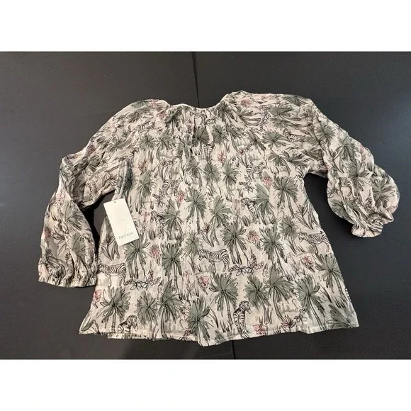 Karen Kane Women's Peasant Blouse Garden Party Size Small - Picture 7 of 8